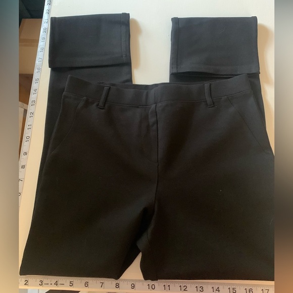 NWT QUINCE ultra stretch Ponte straight leg pant black 👖♥️👖 - Picture 5 of 13